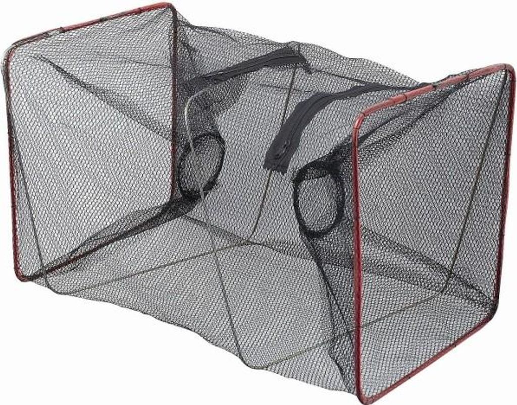 Zebco Köderfisch- und Krebsreuse eckig 44cm 4x4mm