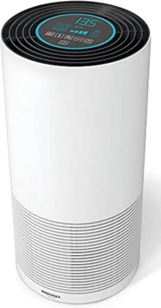Purificateur d'air contre allergies et air sec avec humidificateur HEPA