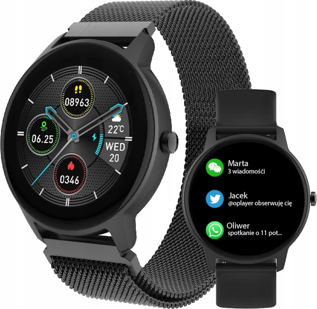 Smartwatch Bluetooth SB-325 Slim IP67 - Cardio e Musica per la Città