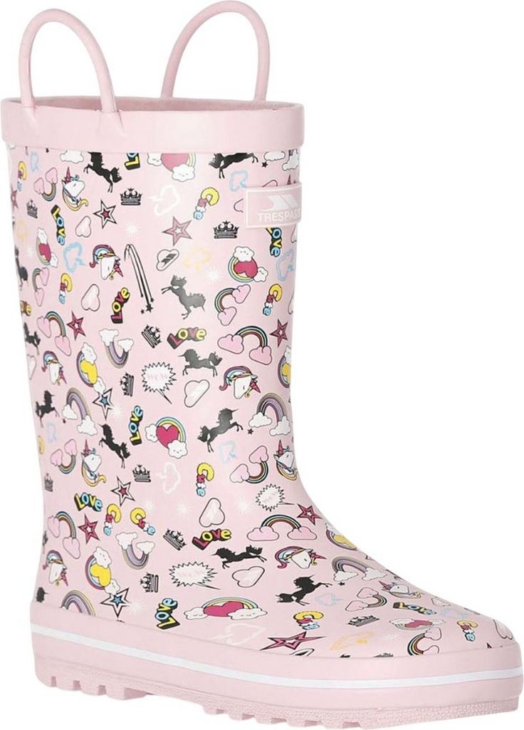 Trespass - "Starryton" Gummistiefel für Kinder GT9038 (34 EU) (Pink)