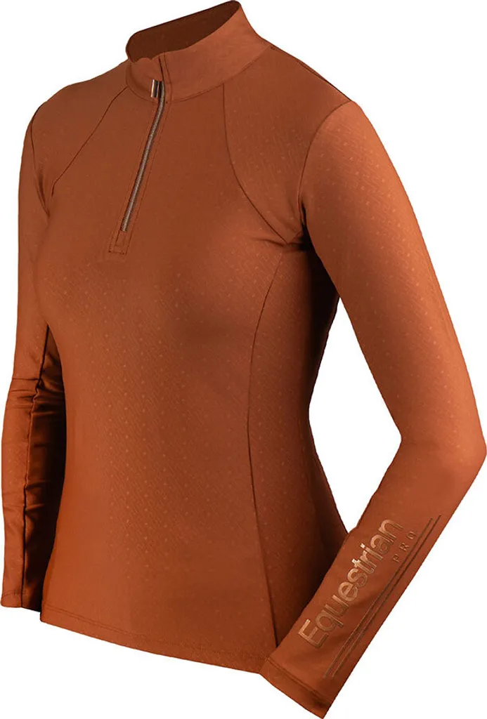 Horka Training Luxury Ep T-shirt de Sport Équitation pour Femme Marron S