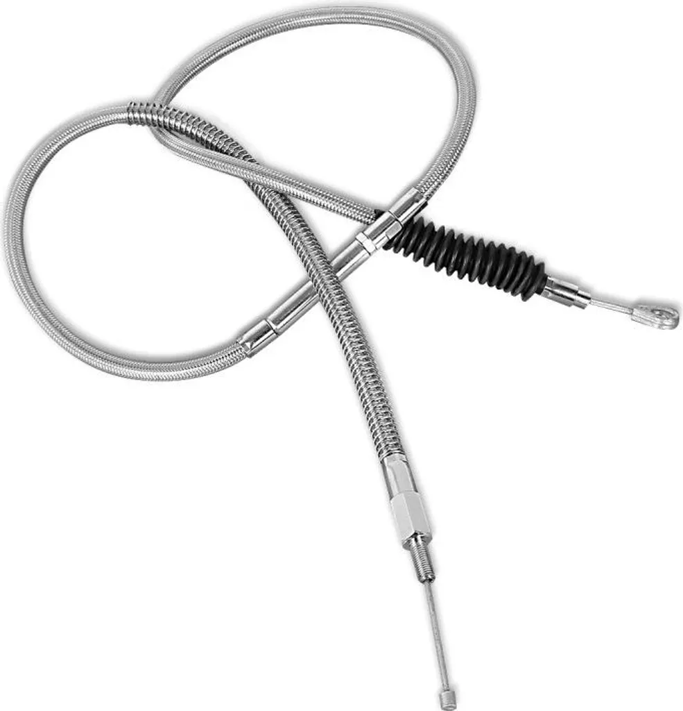 Câble d'embrayage inox et nylon 150cm pour Harley Sportster 86-09