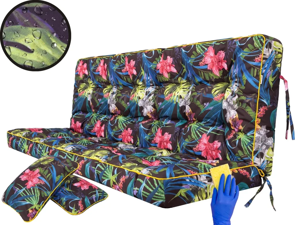 Cuscino Outdoor 140 cm Foglie Colorate | Hobbygarden Pola Design