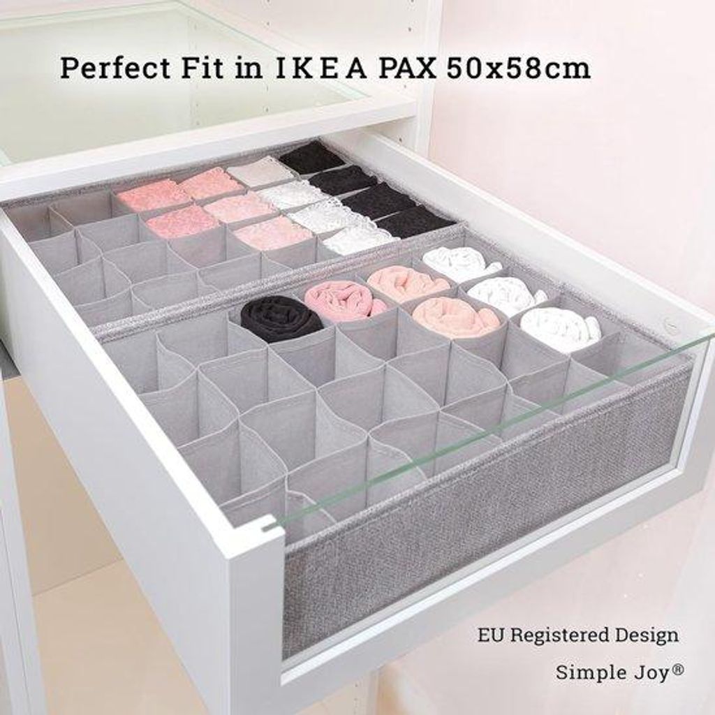 BH-Organizer mit 48 Fächern, 50 x 58 cm, passend für IKEA Pax Kleiderschrank