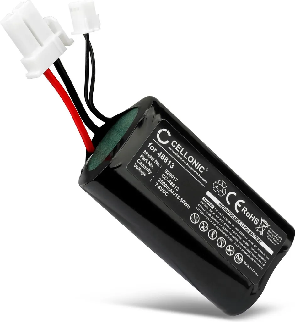 Batteria CELLONIC per Vorwerk Kobold VG100 48813 2500mAh 7.4V Compatibile