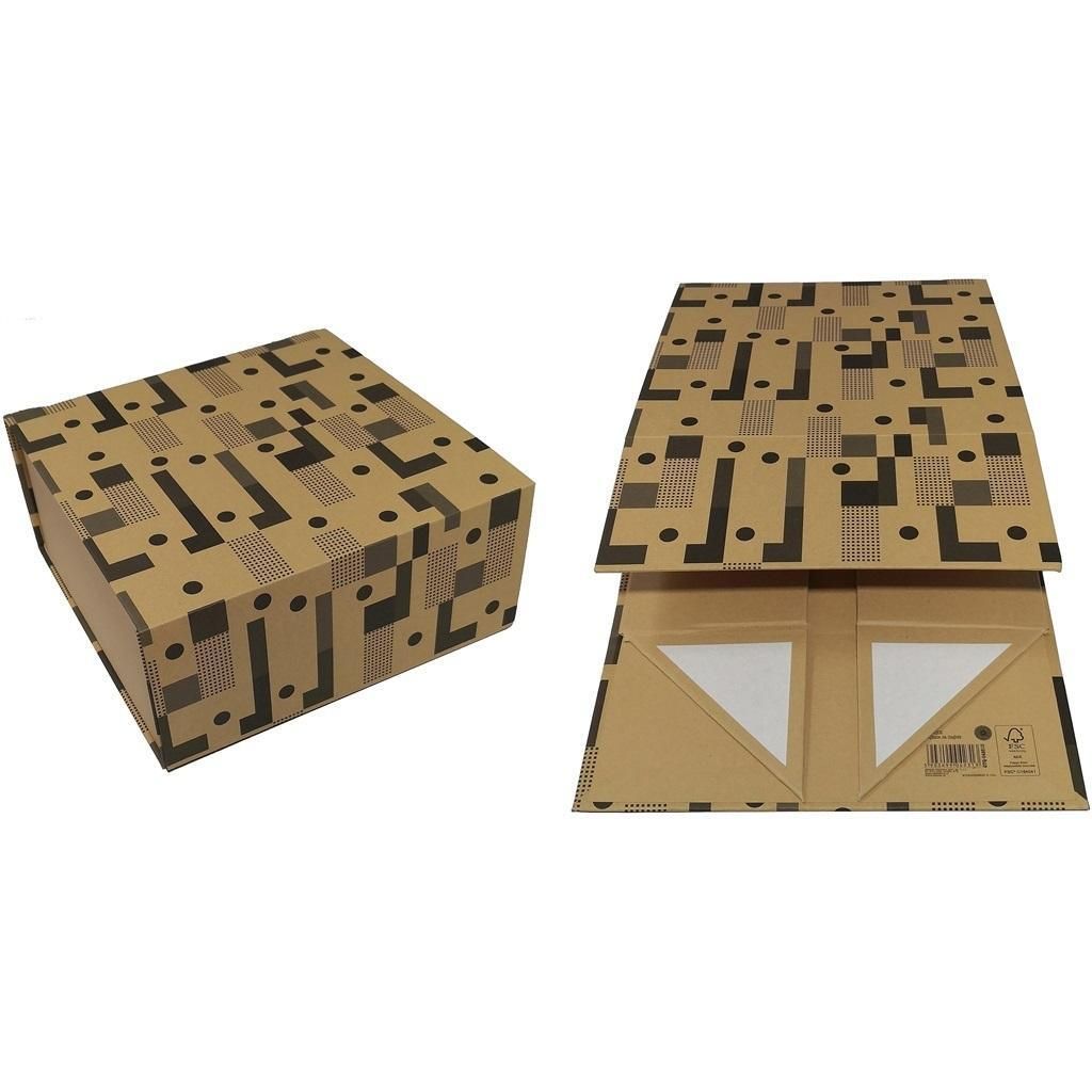 Kartonbox „Geometric“ mit Magnetverschluss – Das Gelobte Land
