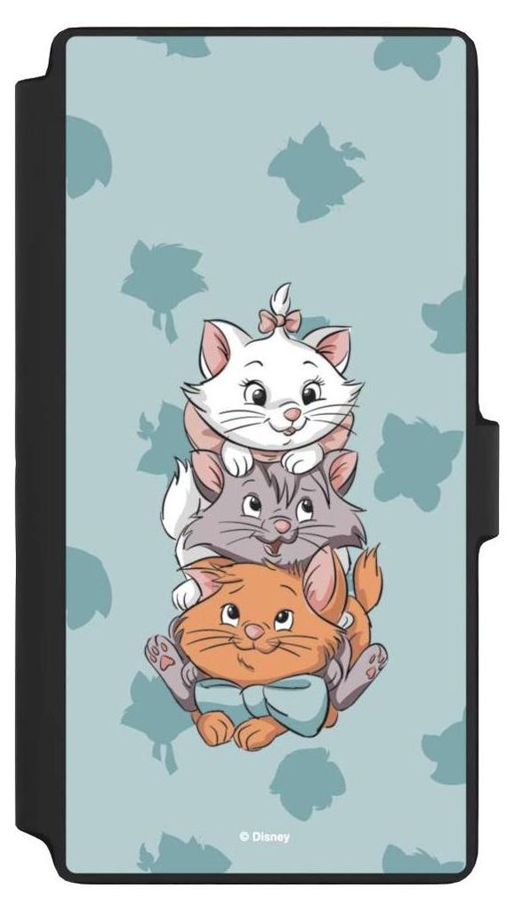 NIVOCASE Klapphülle für Samsung Galaxy S22 Ultra Handyhülle aus Kunst Leder NIVOflip schwarz Aristocats Disney Katze