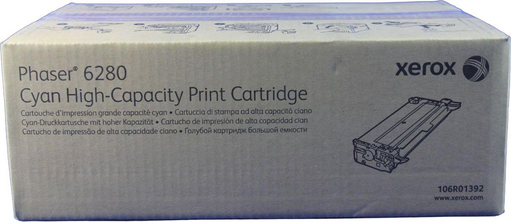 Xerox 106R01392 Tonerkartusche Cyan 5.900 Seiten für Xerox Phaser 6280