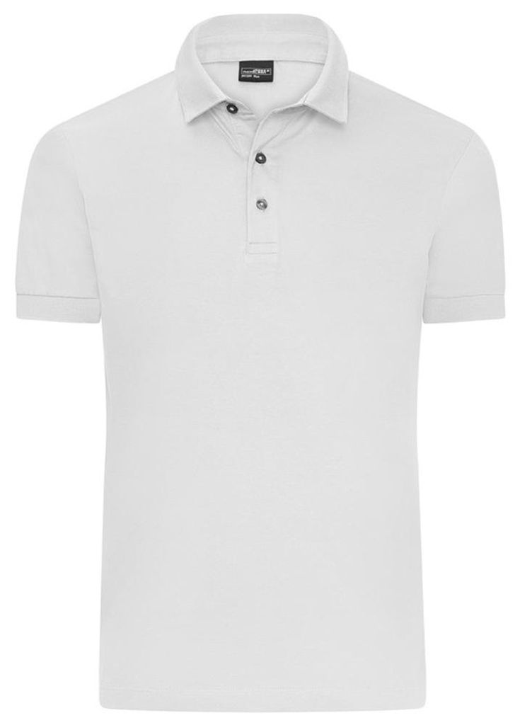 James and Nicholson - Poloshirt für Herren LT2359 (M) (Weiß)