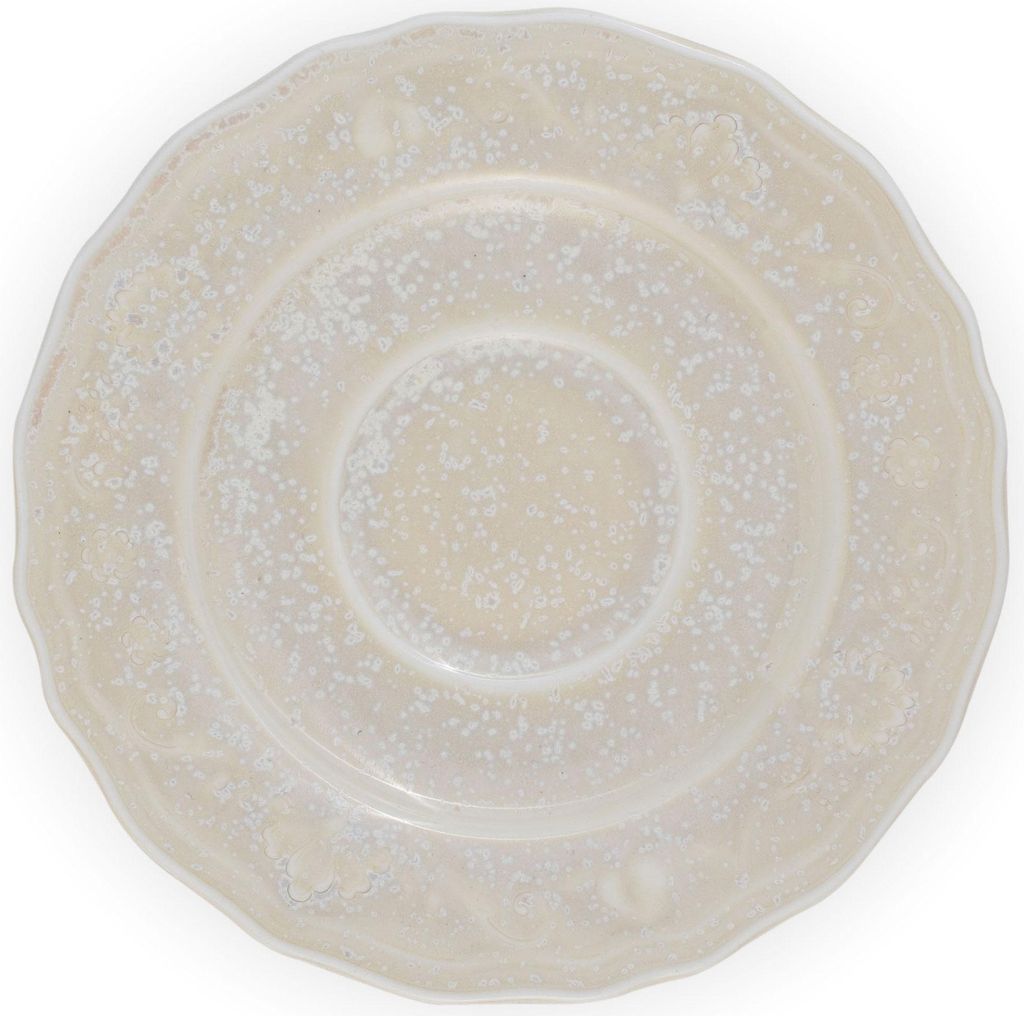 VERLO POEM OAT Untertasse 15 cm – Große Untertasse in Oat (Haferbeige), Elegantes Modernes Design, Hochwertige Keramik, Ideal für Kaffeetassen ...