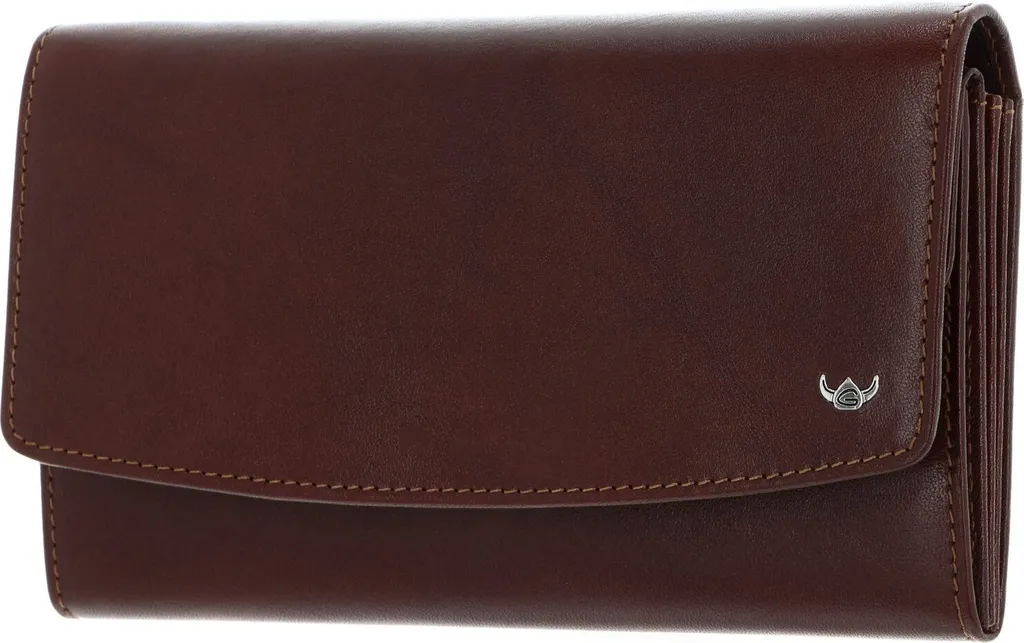 Golden Head Colorado Porte-monnaie RFID Protect Tobacco en Cuir Brun