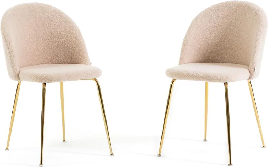 Chaise pour salle à manger et restaurant design chic SARA lot de 2