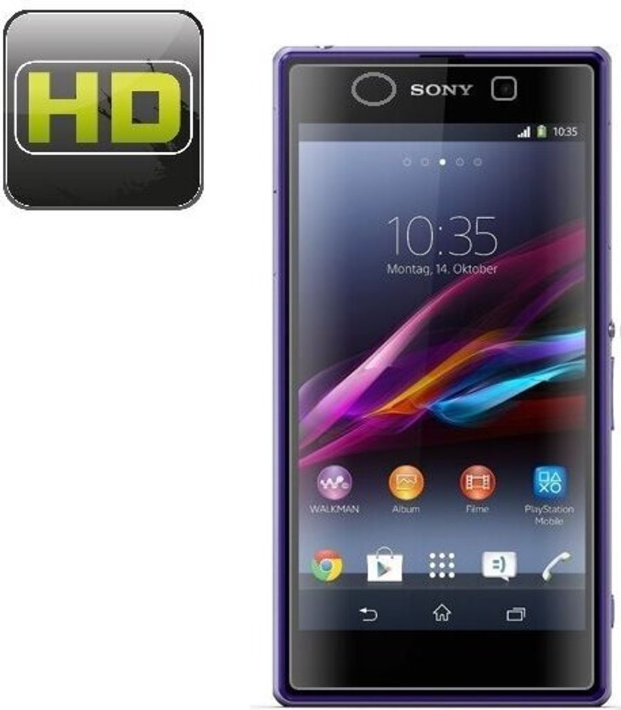 3x Displayschutzfolie für Sony Xperia Z Displayfolie Displayschutz HD Ultra KLAR