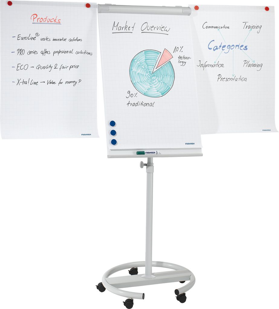 Franken F2400/N Lavagna a fogli mobili - 68 x 105 cm Immagine del prodotto 