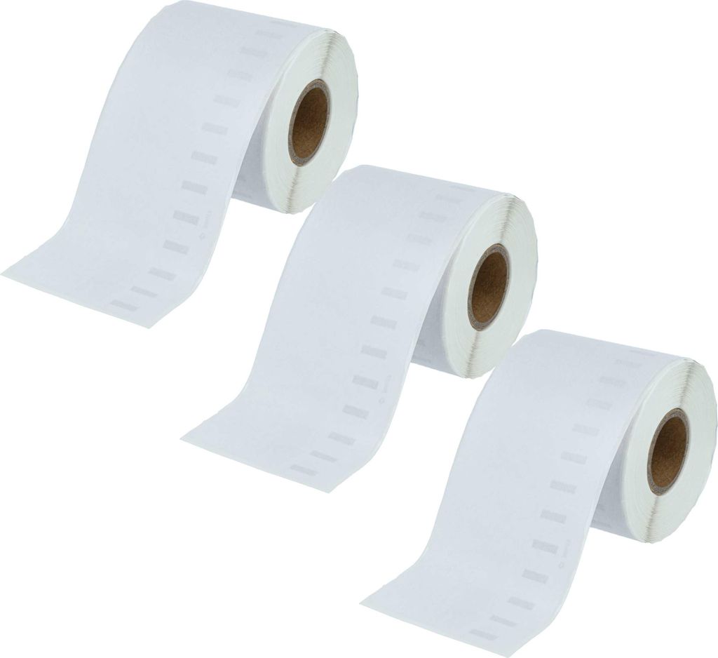 vhbw 3x Rolle 59mm x 190mm (110 Etiketten) kompatibel mit Dymo LabelWriter 330 Turbo, 310, 310 II, 320, 310 Turbo II, 330, 320 II Drucker Weiß