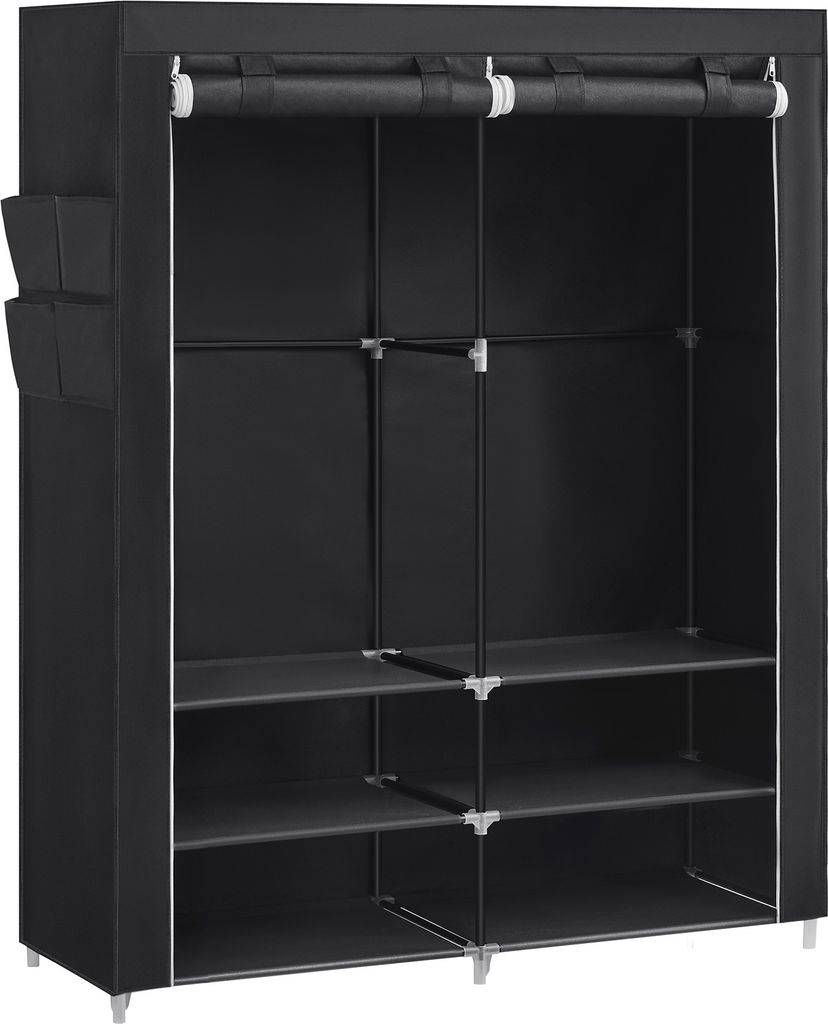 SONGMICS Stoffschrank, Kleiderschrank, 2 Hängefächer, mit Produktbild 