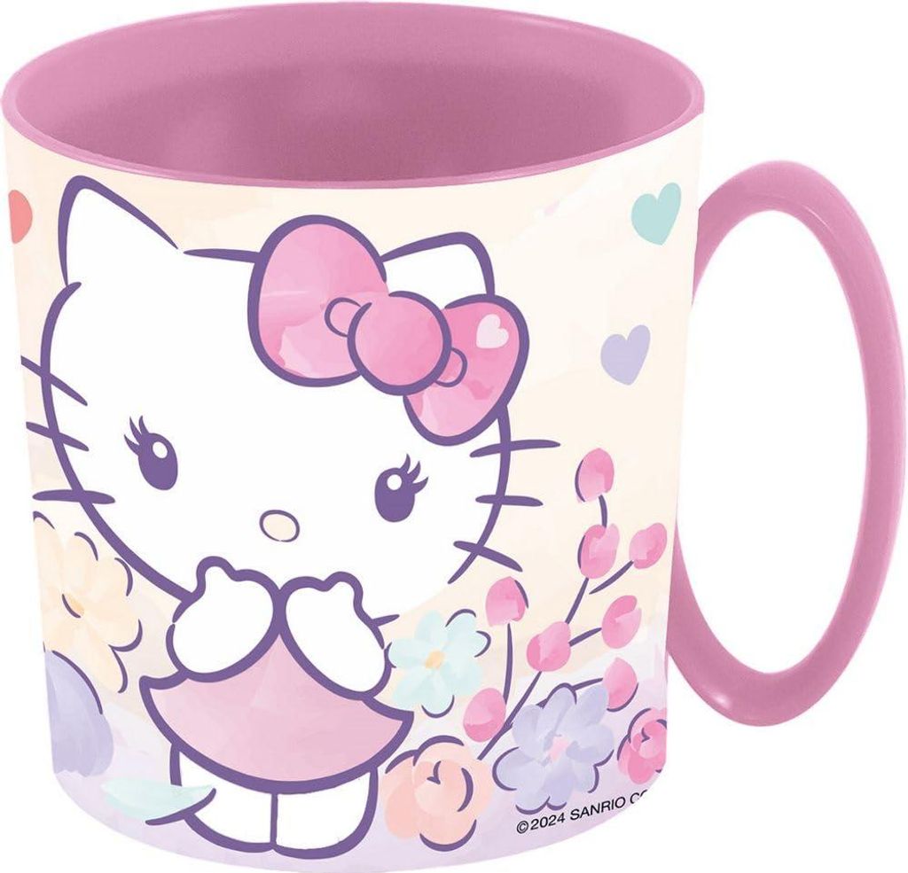 Kubek Hello Kitty Plastikowy kubek nadający się do kuchenki Zdjęcie produktu 