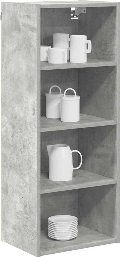 Eleganter Möbel Hängeschrank Beton Grau 40 x 29,5 x 100cm Holzwerkstoff - CJG359454 - Küchenschränke