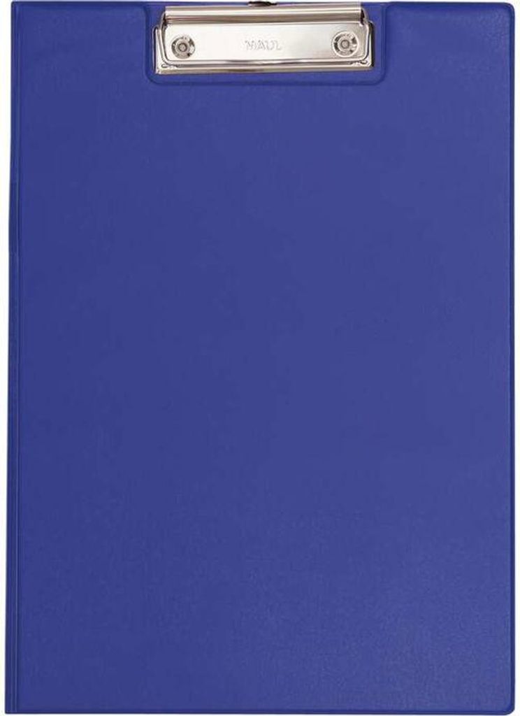 MAUL Schreibmappe MAULpoly A4 Hochformat PP-Folienüberzug blau