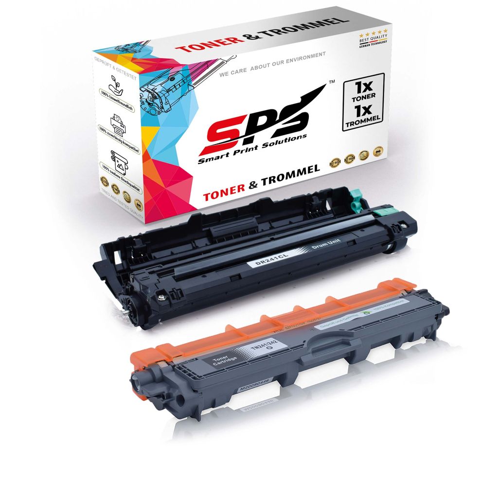 1x TN241 TN242 Toner Schwarz + 1x DR241 Trommel kompatibel für Brother MFC-9142CDN Brother DR241 Brother TN241 TN242 MFC-9130 MFC-9130CW MFC-9131 ...