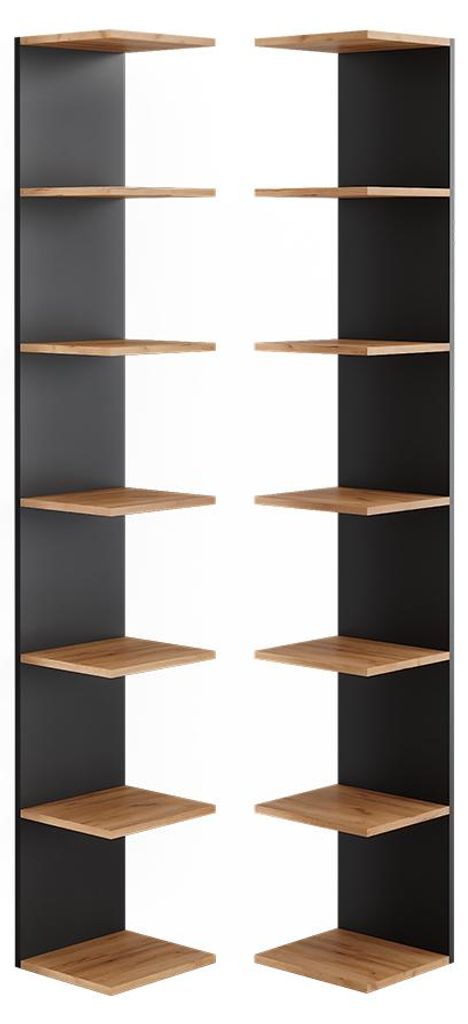 Półka ścienna Vicco Paolo Antracyt 30 x 190 cm Zestaw 2 Zdjęcie produktu 