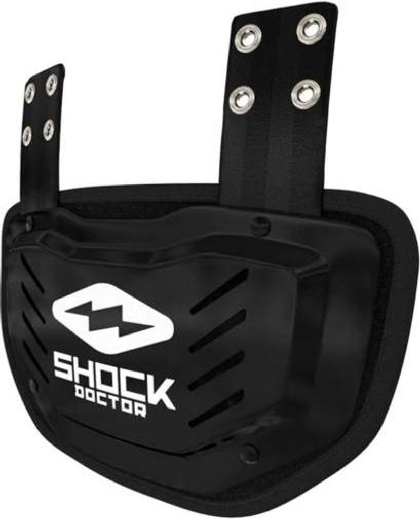 Shock Doctor Showtime Back Plate Youth Solid Black American Football Artikel