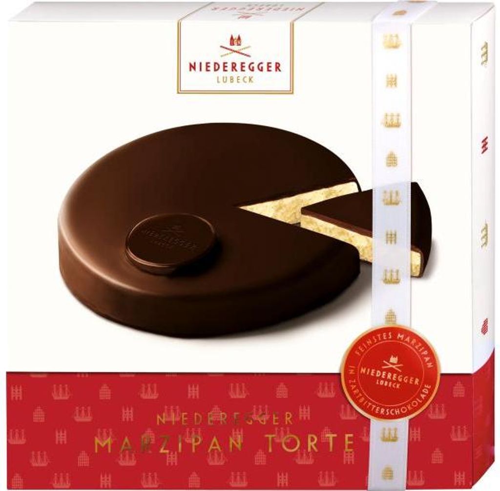Marzipan Torte mit Zartbitter-Schokolade, 390 g, Produktbild 