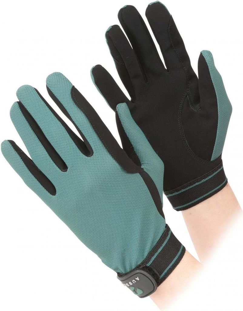 Aubrion - Herren/Damen Unisex Reithandschuhe, Netzmaterial ER1028 (XL) (Grün)