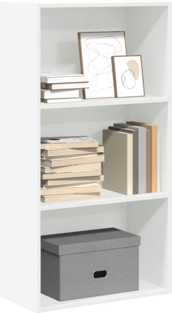Möbel Bücherregal Weiß 60x30x114 cm Holzwerkstoff857899