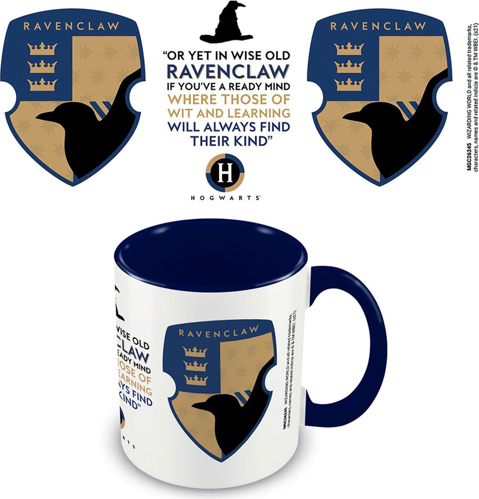 Harry Potter - Lizenz Tassen 3D - Ravenclaw - Blue
