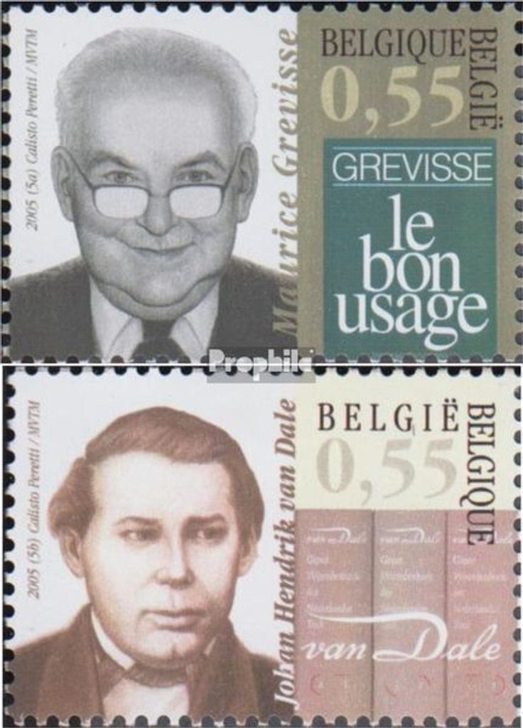 Briefmarken Belgien 2005 Mi 3401-3402 (kompl.Ausg.) postfrisch Unsere Sprachen