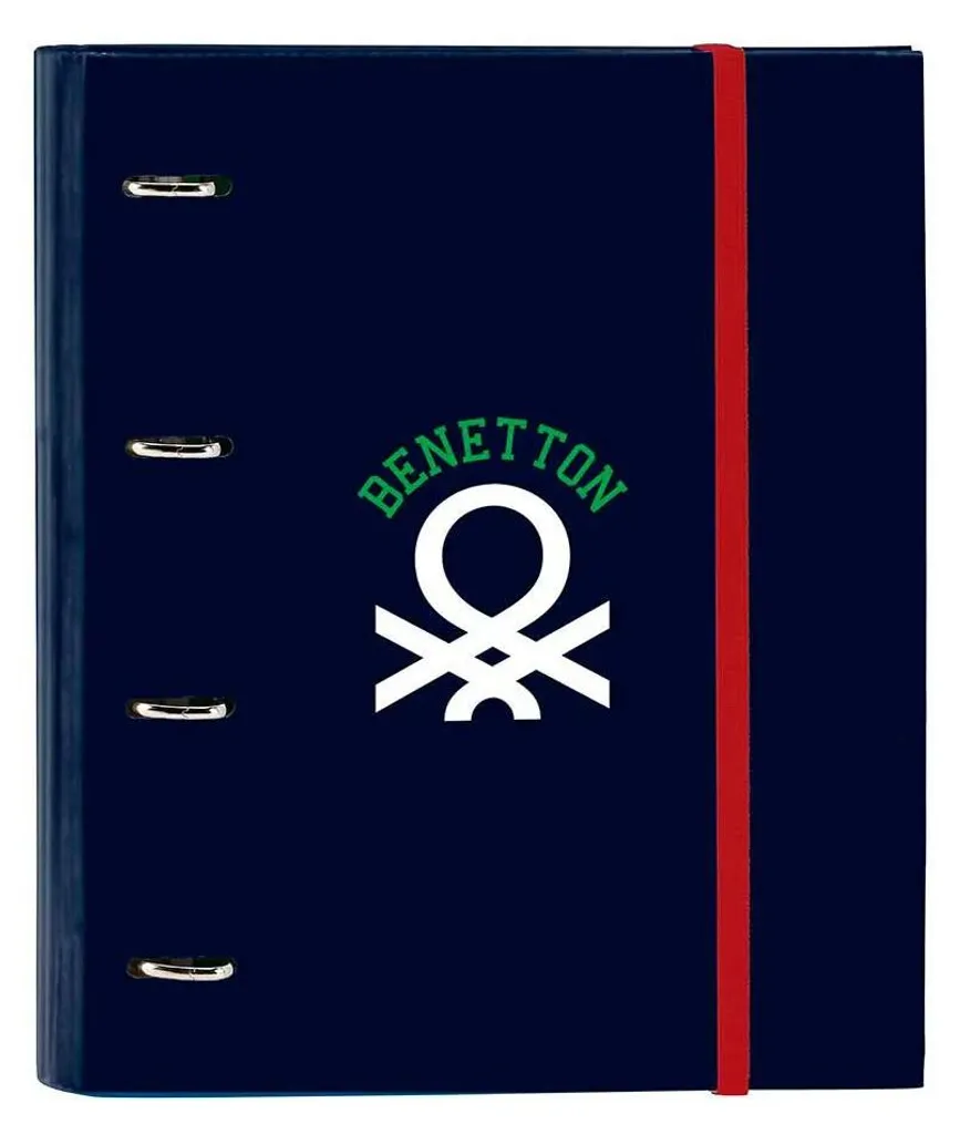 Organisez vos documents avec le classeur à anneaux Benetton Together bleu