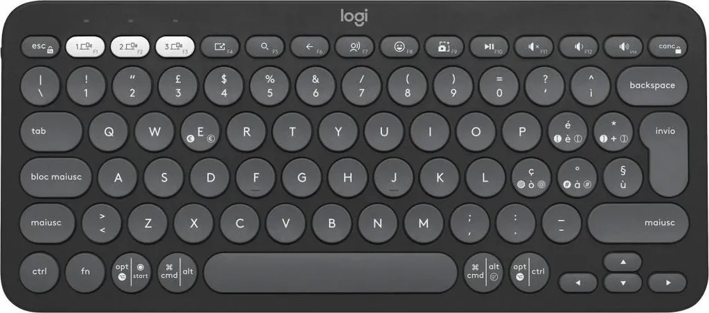 Clavier Sans Fil Logitech Pebble Keys 2 K380s Silencieux et Ultra-Fin