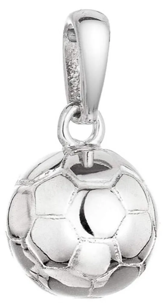 Cadeau idéal : Pendentif argent Football 64013 pour fan de sport et club