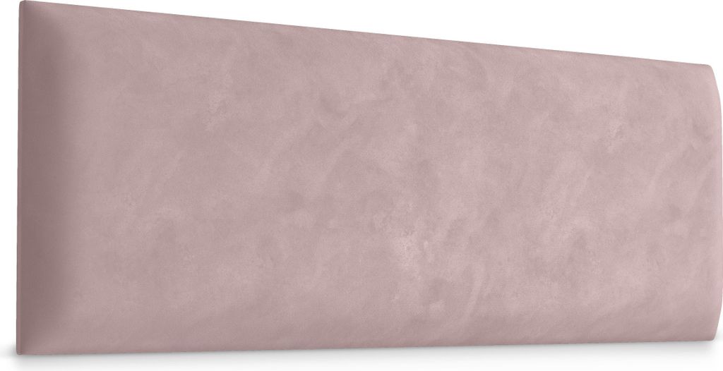 Muralo Polsterpaneel WANDKISSEN Wandpolster Bettkopfteil Wandpaneel Hellrosa 50 cm x 15 cm