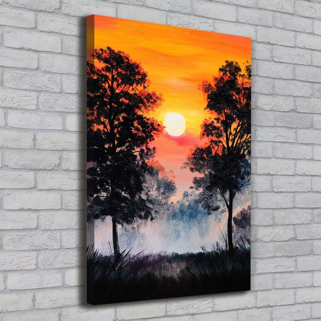 Tulup Leinwandbild - 70x100cm - Wandkunst - Drucke auf Leinwand - Leinwanddruck - Wohnzimmer Wanddekoration XXL - Wohnung Deko Kunstdrucke - Land...
