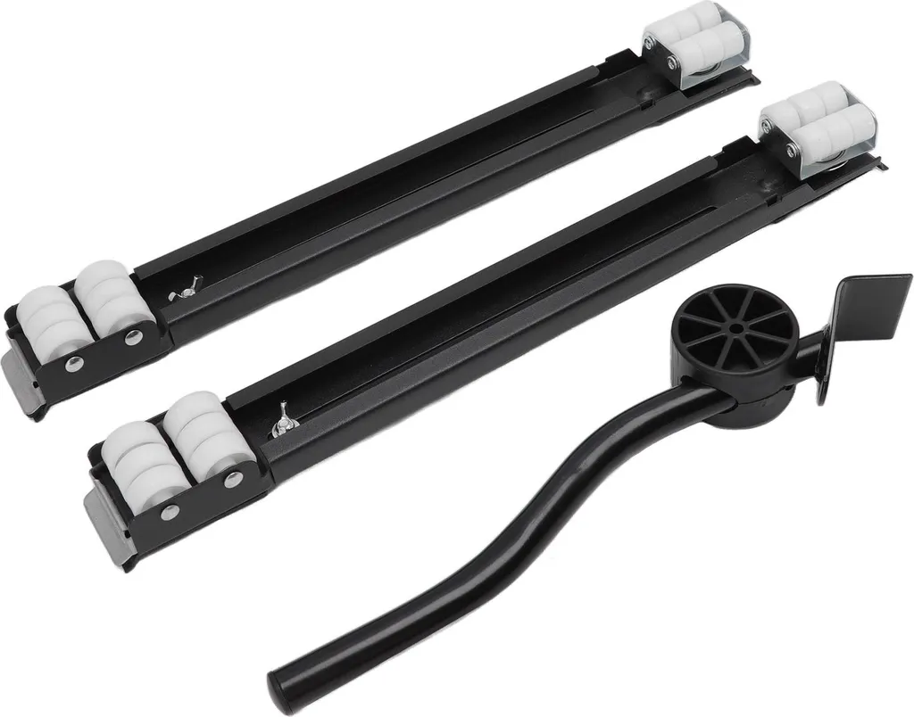 Base universelle extensible avec roues, support robuste 300 kg en noir