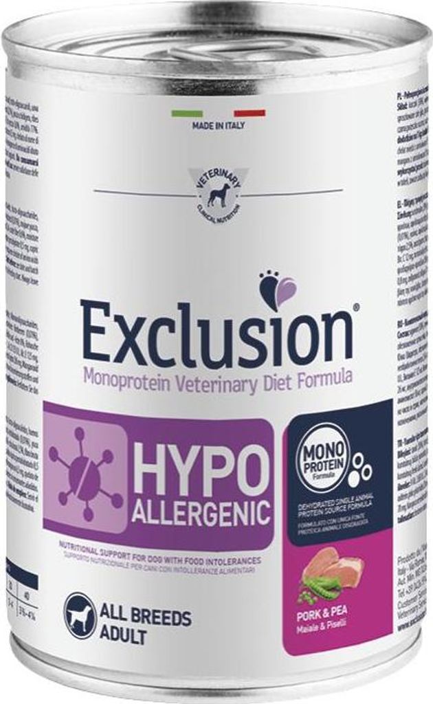 Exclusion Hypoallergenic Schwein & Erbse