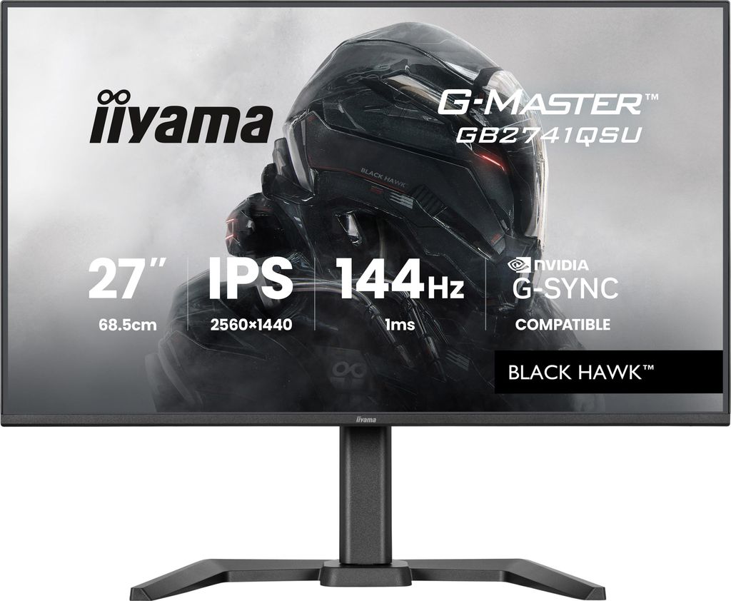 Iiyama G-Master GB2741QSU-B1 QHD G - Monitor a schermo Immagine del prodotto 