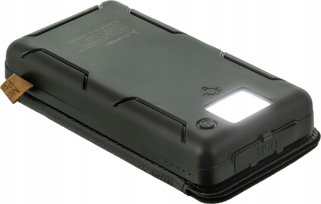 Solární Powerbank 25000Mah 2X Usb Taschenlampe Ipx7 Led Sos Obrázek produktu 7