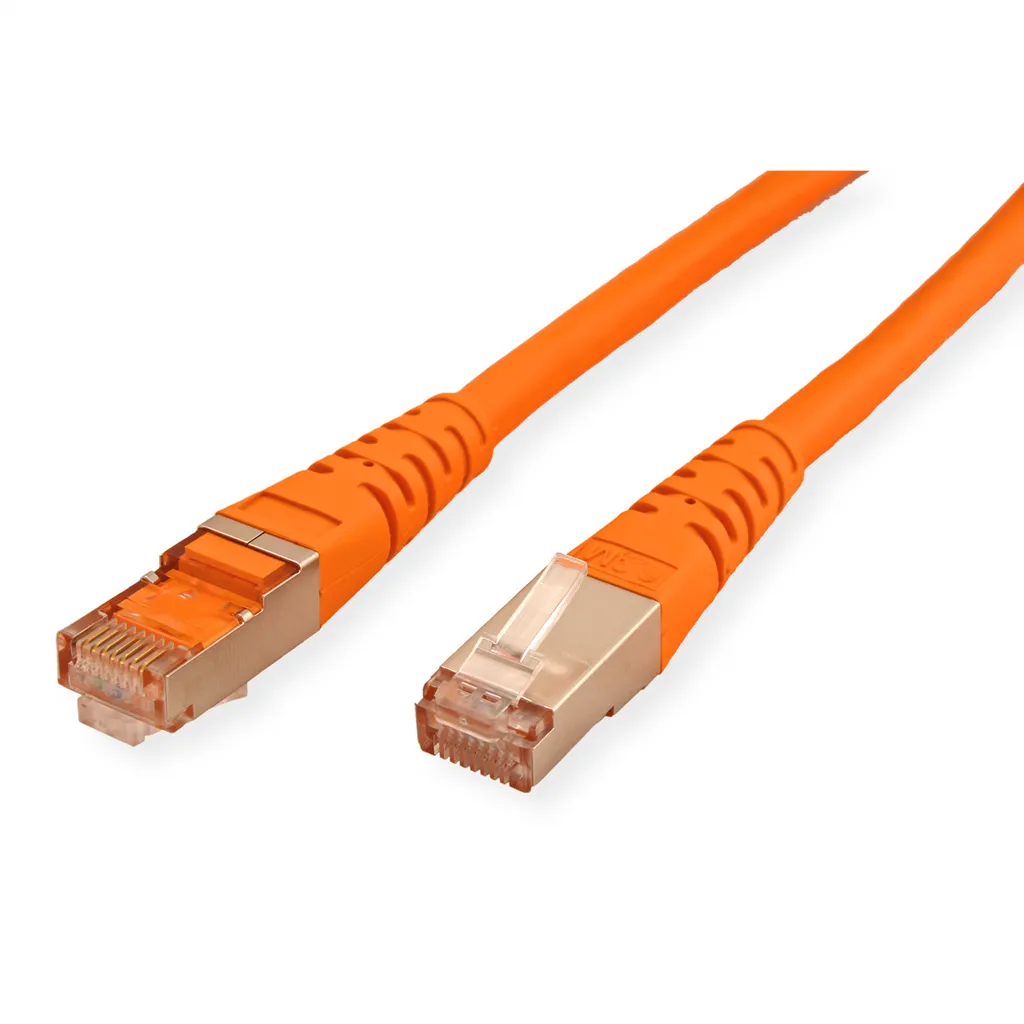 Cavo patch ROLINE S/FTP Cat6, orng. 0,3m - 2