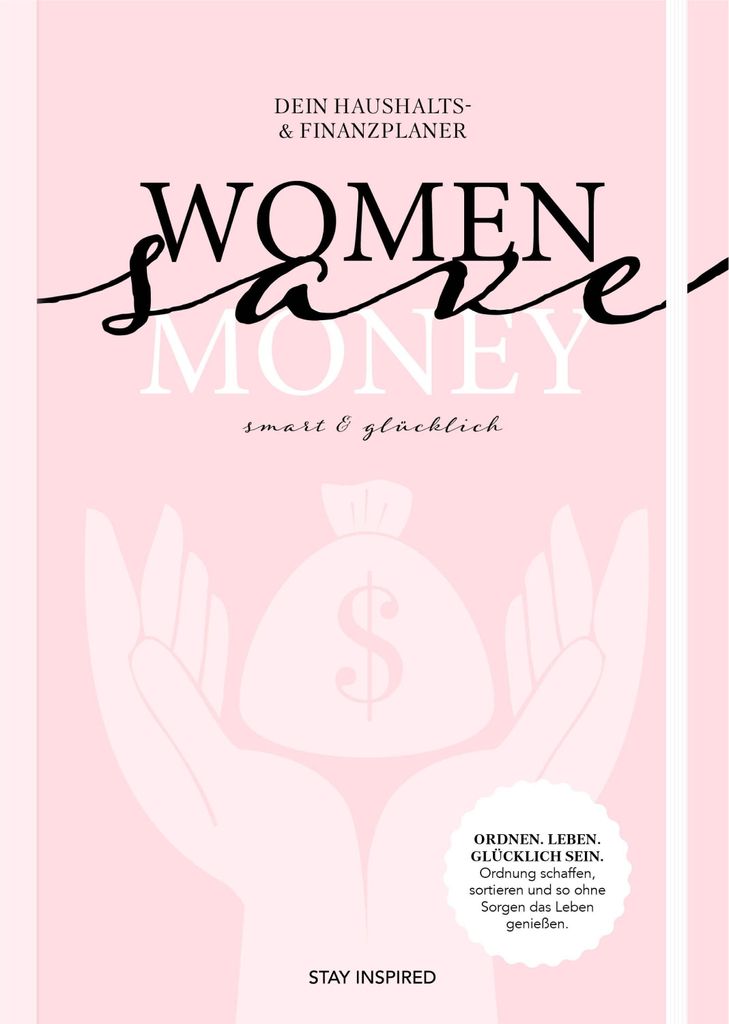 Women save Money | Haushalts- und Finanzplaner für Frauen inkl. Spar-Tipps und Spar Challenge für Einnahmen und Ausgaben | Rosa Budgetplaner für...