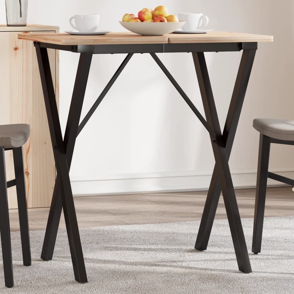 "im Angebot" Esstisch-Gestell in X-Form 60x50x73 cm Stahl - Tischbeine CC16422