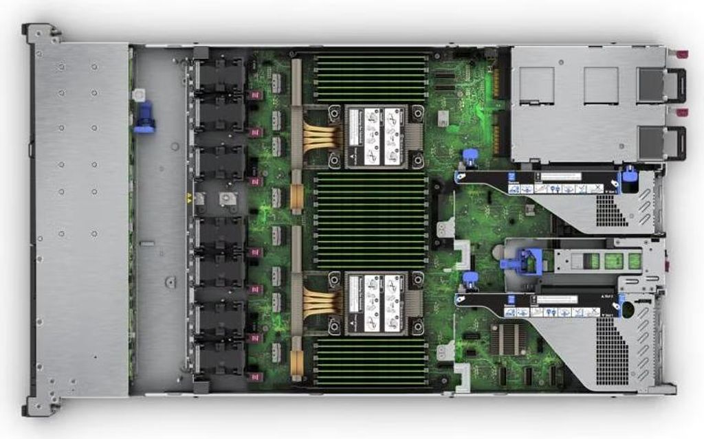 HPE ProLiant DL360 Gen11 4509Y 2,6 GHz 8 Kerne 1 Kern 2x32 GB RAM 8SFF MR408i-o 2x480 GB SSD 2x1000 W Netzteil EU-Server