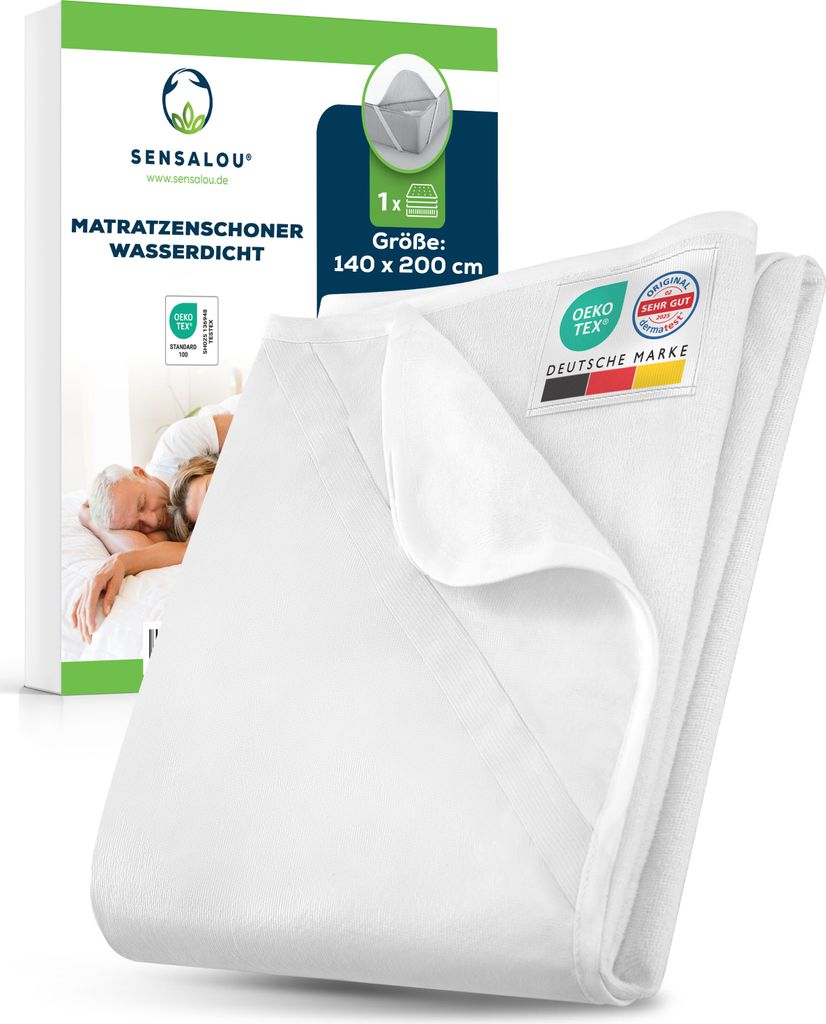 Voděodolný chránič matrace Sensalou - matracový topper s Obrázek produktu