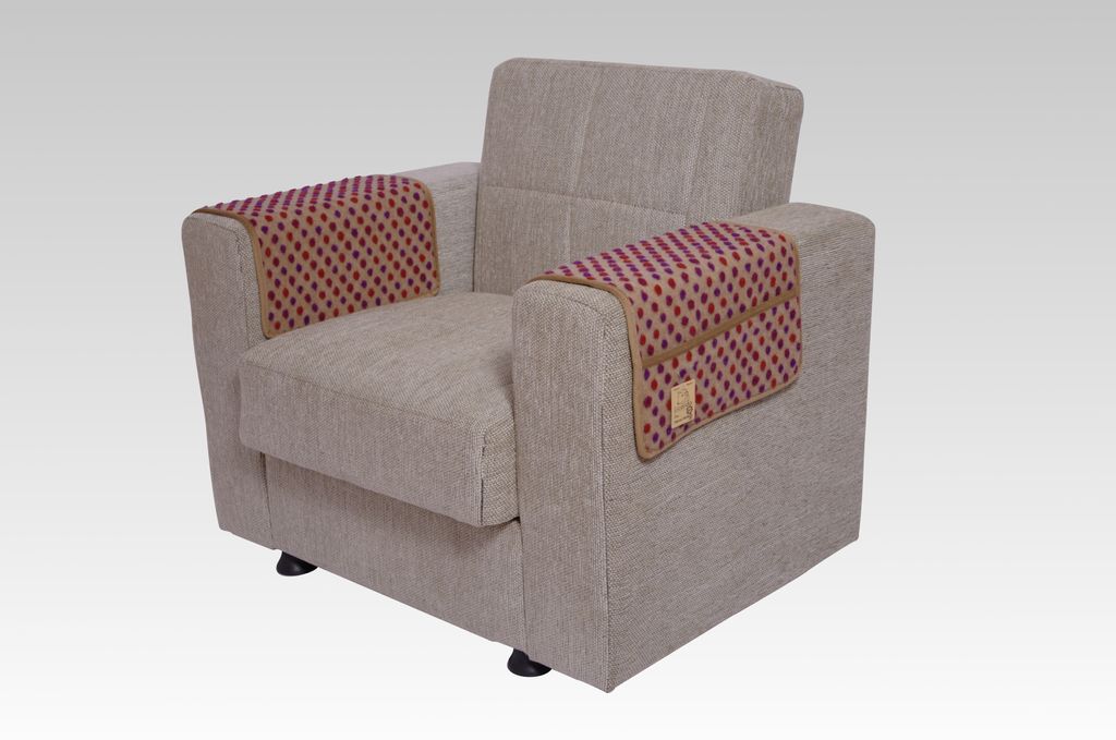 Armlehnenschoner Wolle 50 x 55 cm ca. 50 x 55 cm mit 3 Taschen