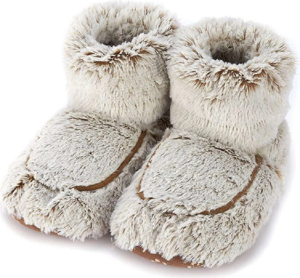 Bottes chauffantes de repos pour pieds froids avec parfum de lavande
