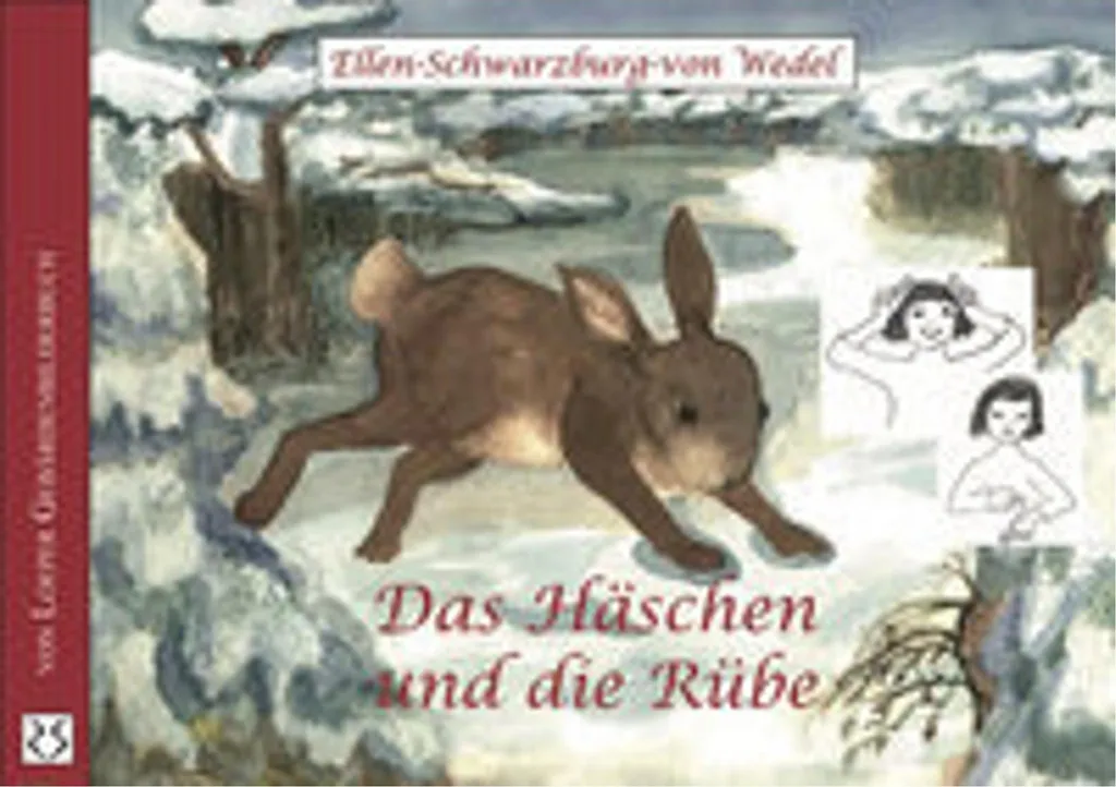 Das Häschen und die Rübe - Livre d'Images Classique pour Enfants en Bois