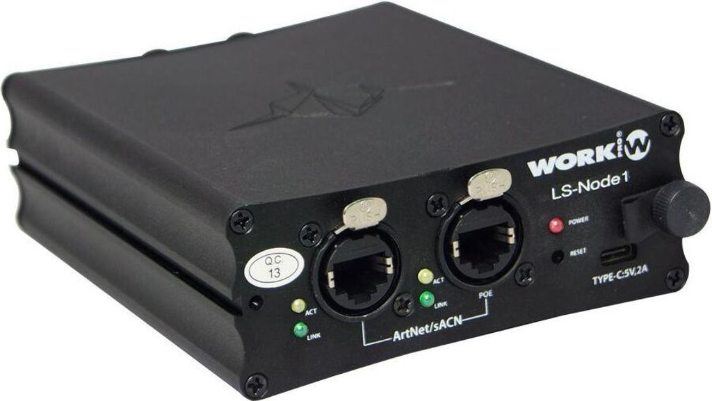 DMX/RDM Streaming Gerät LS-NODE1 1 Eingang 1 Ausgang LightShark kompatibel