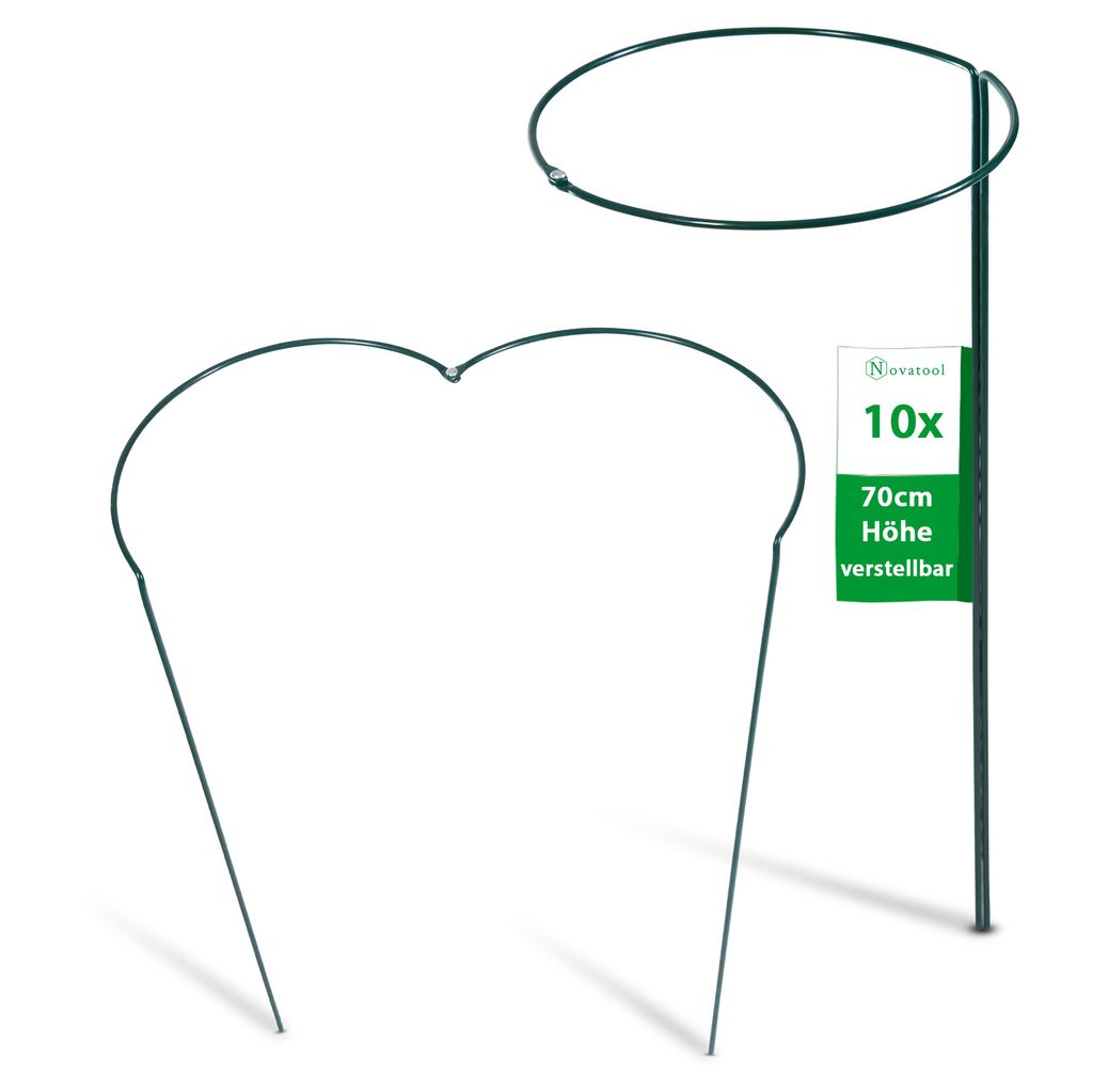 Bordure de jardin en plastique PET recyclé - Novatool - 20 cm x 9 m - Vert - Jardin
